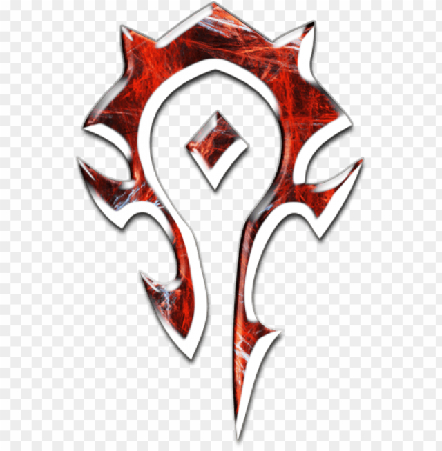 World of Warcraft Horde logo. World of Warcraft Horde logo.